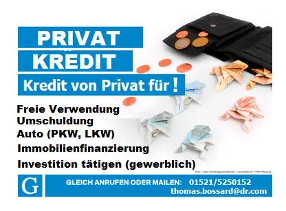 Private Finanzierung.