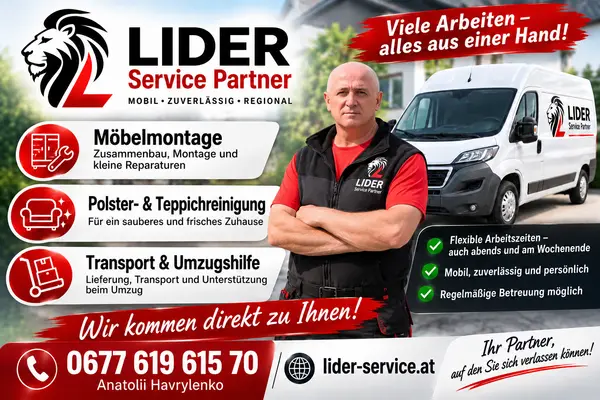TRANSPORTE, HILFE RUND UMS HAUS, IM GARTEN UND IM ALLTAG | GRAZ & UMGEBUNG